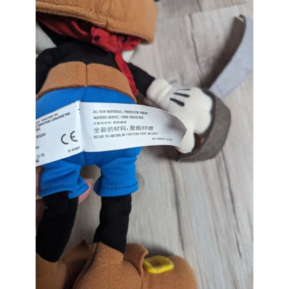 Disney Parks Mickey Mouse Pirates of The Caribbean Plush - Picture 8 of 10